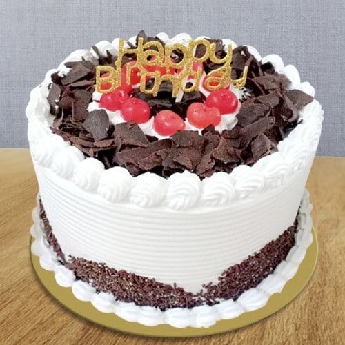 black forest cake with happy birthday topper 500x500 1