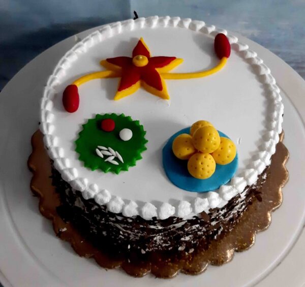send rakhi cake online in agra 1