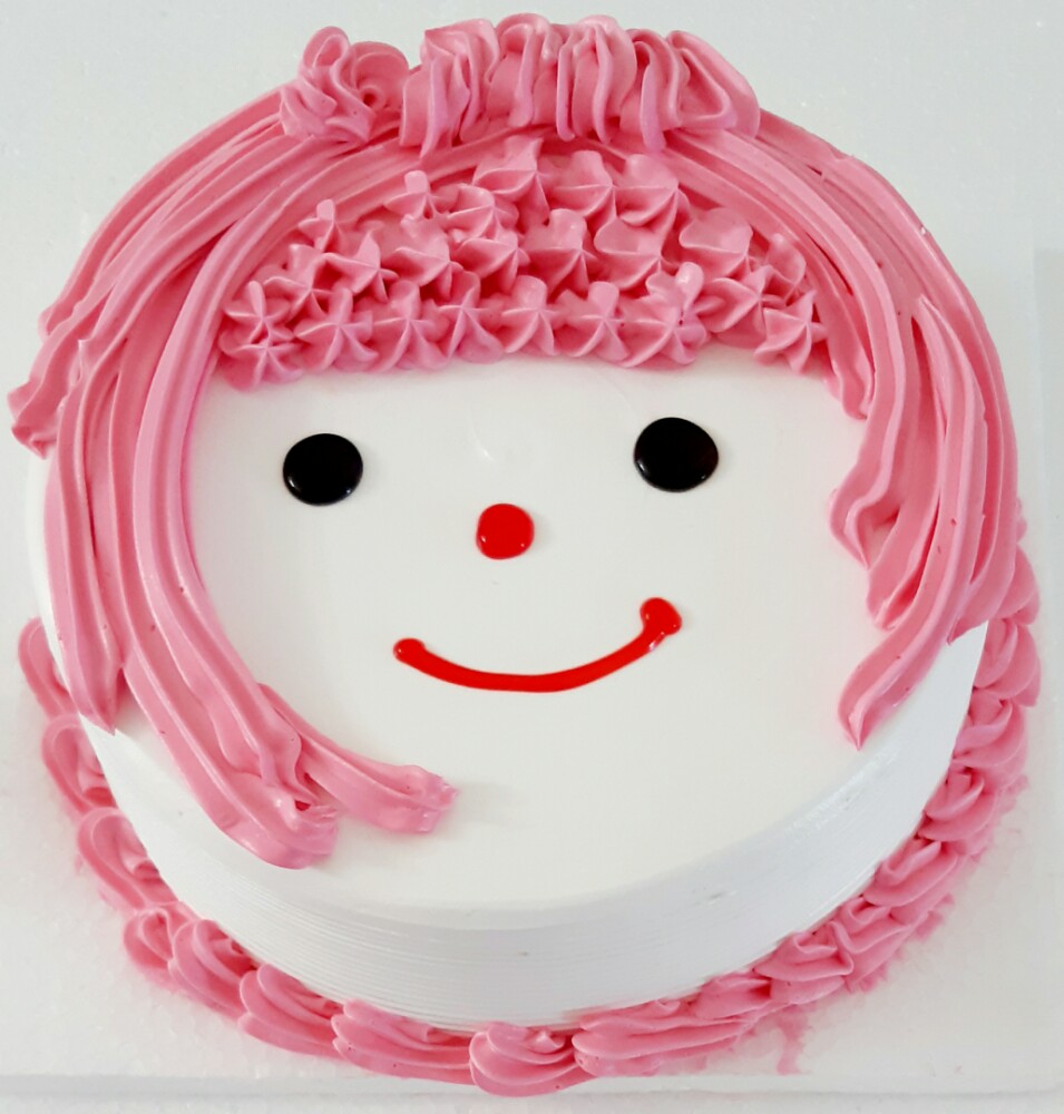 Barbie Cake White Floral - The Cake King™