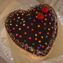 Choco Heart Shape Cake