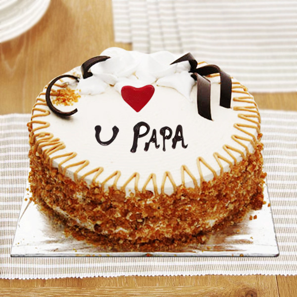 Love U papa Butterscotch Cake