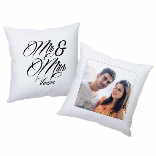 Customized Photo Cushion For Couple