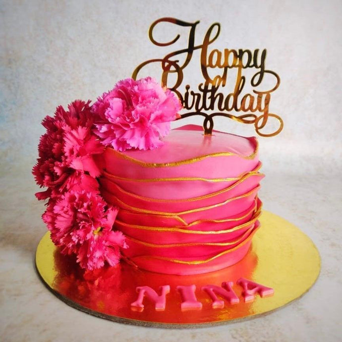 Happy Birthday Cake Topper - Graffiti Font Style 2 - Letterfy-nextbuild.com.vn