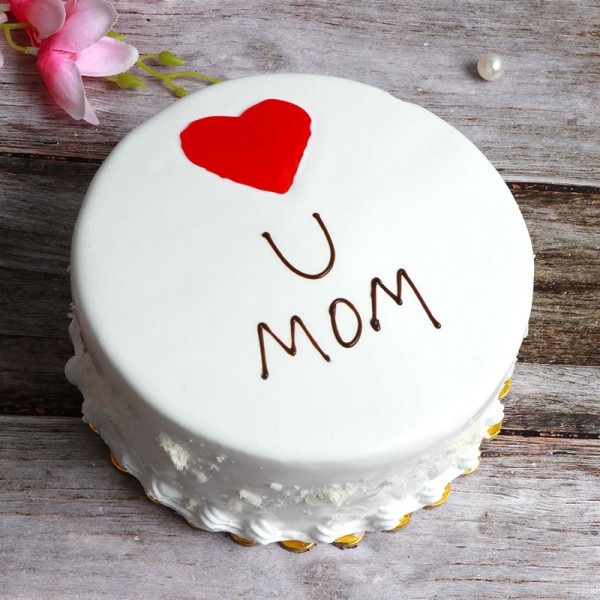 Love You Mom Birthday Cake