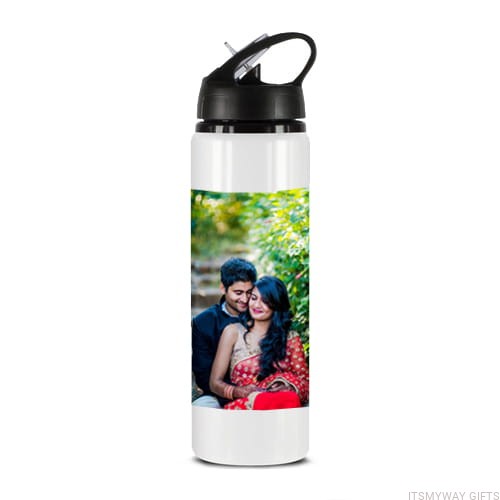 Romantic Couple Photo Bottle