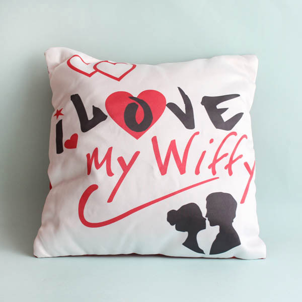 Personalised Love Cushion For Wife