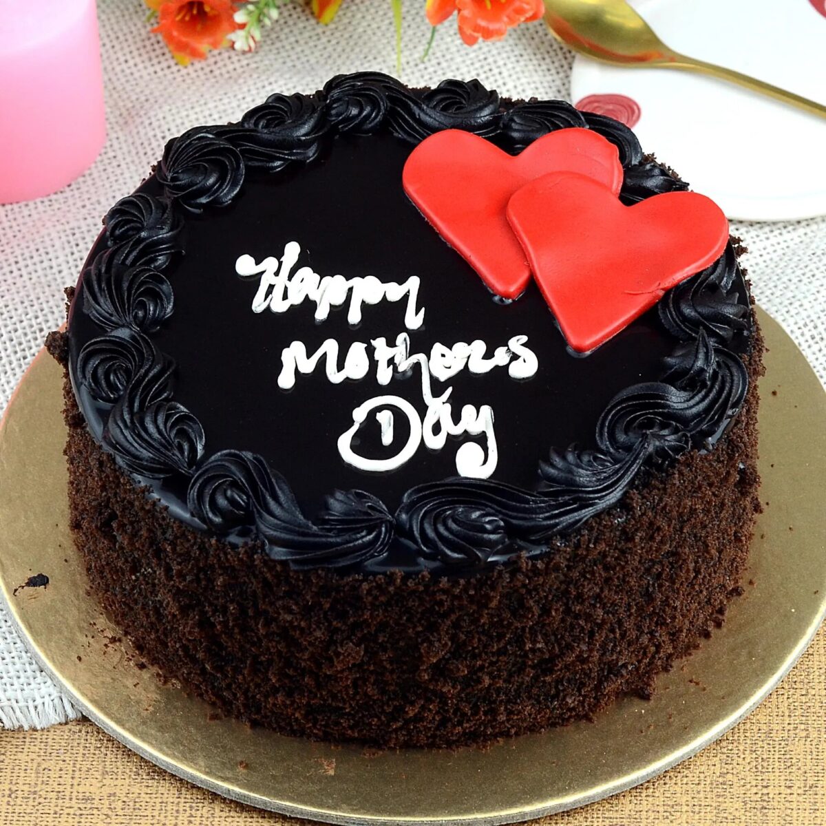 dark chocolate cake for mother's day