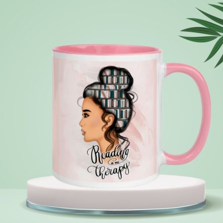 Customized Pink Color Mug for Her