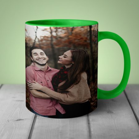 Green inner Photo Mug
