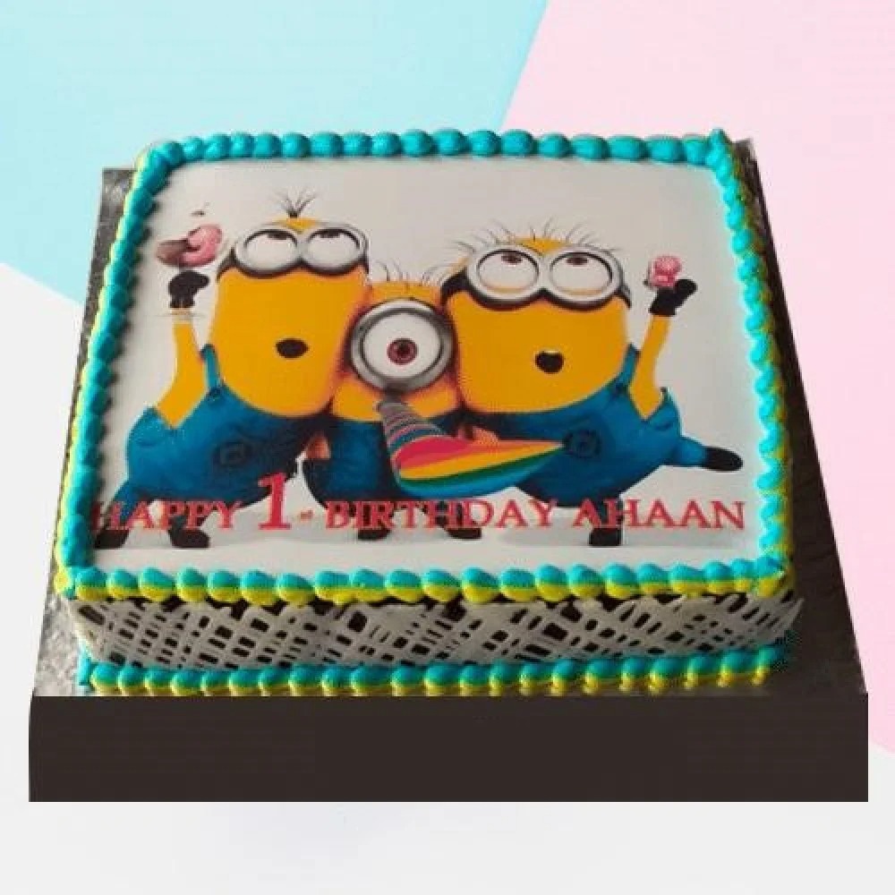 Minion Party Birthday Cake