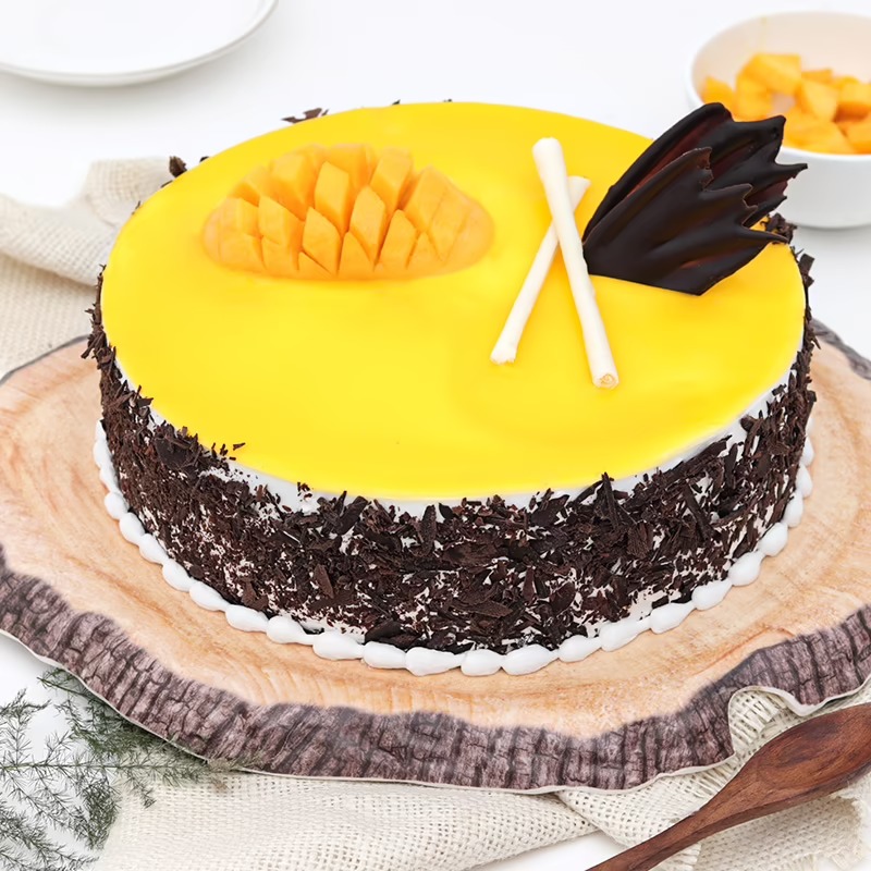 Delicious Mango Cake For Hubby