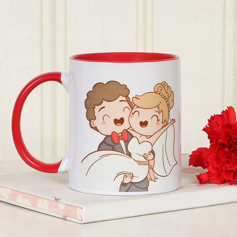 Personalized Inner Color Mug For Anniversary
