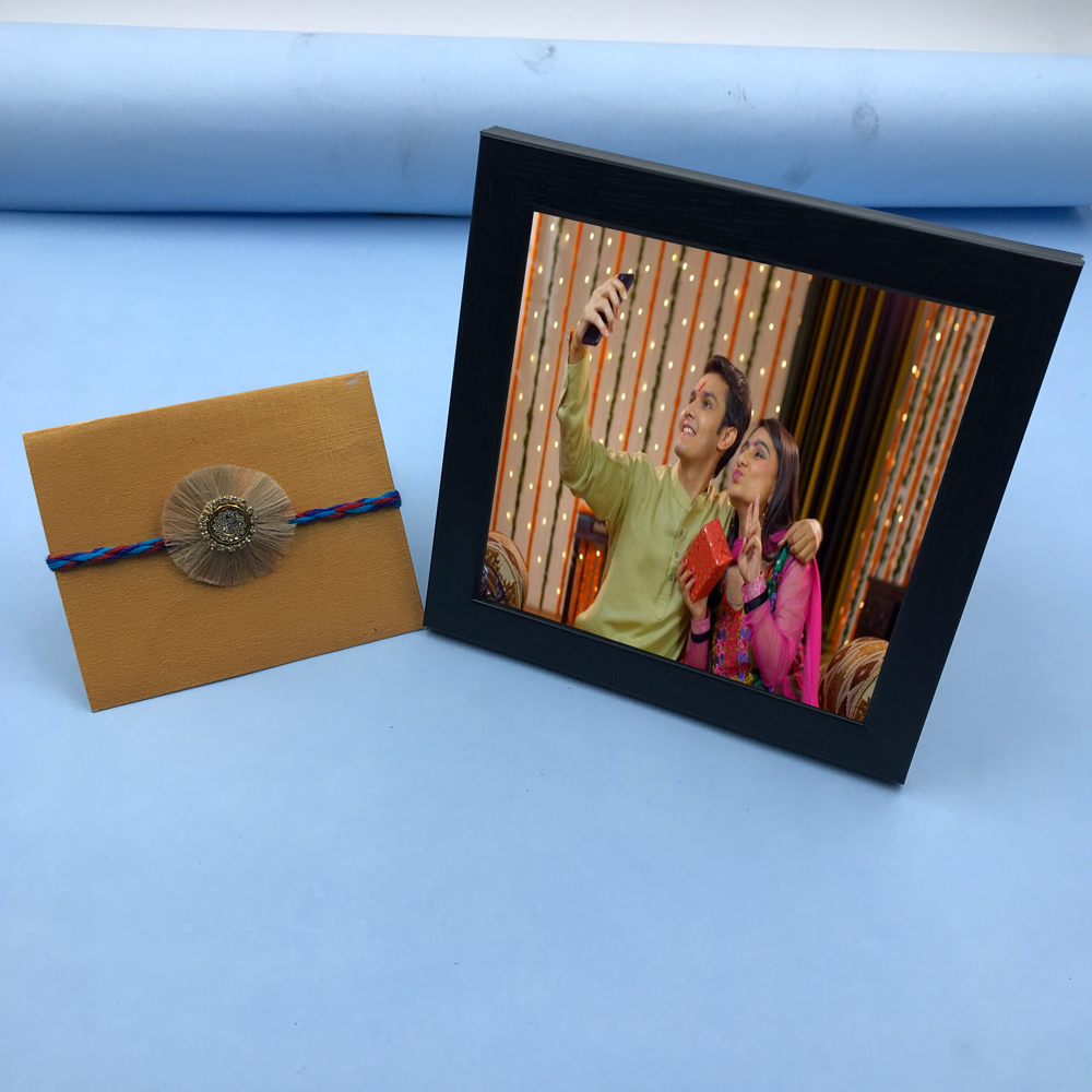 Special Rakhi and Frame Combo