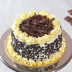 Tasty Round Shape Black Forest Cake