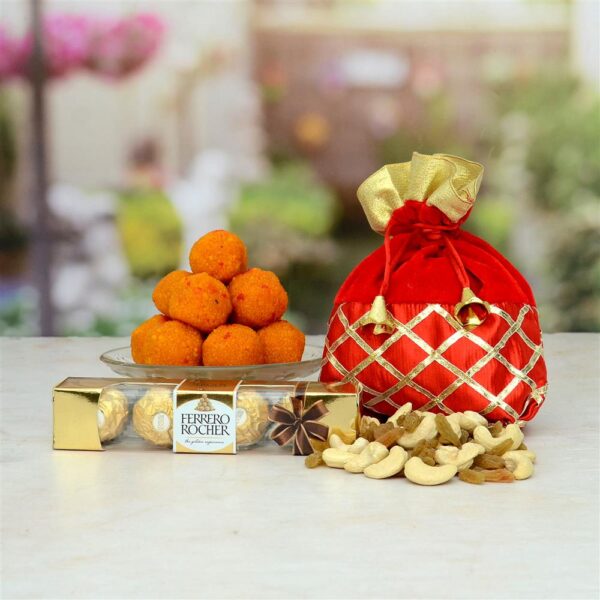 Sweets Dry Fruits and Chocolates Combo