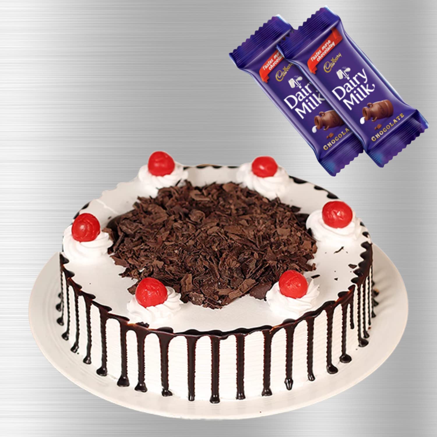 Black forest Cake and chocolate combo