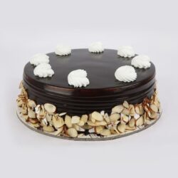 Black Choco Almond Cake