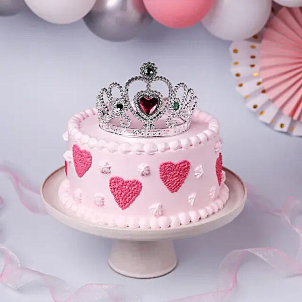 Cute Strawberry Cake For Lil Princess