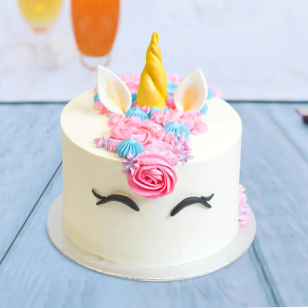 Cute Unicorn Theme Cake