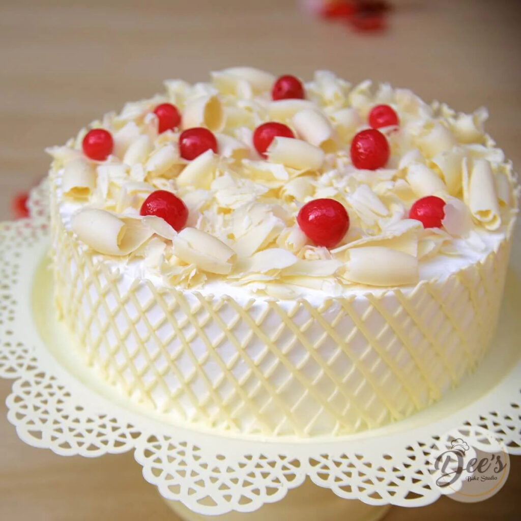 Luscious White Forest Cake