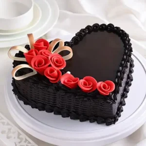 Romantic Heart Shape Cake