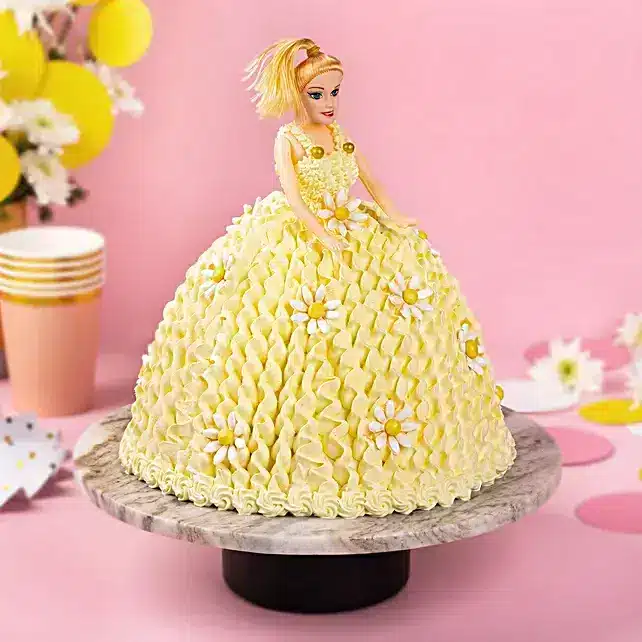 Send Beautiful Pink Barbie Cake Online in India at Indiagift.in