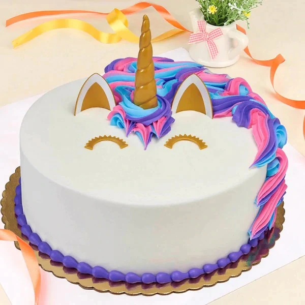 Delicious Unicorn Theme Cake