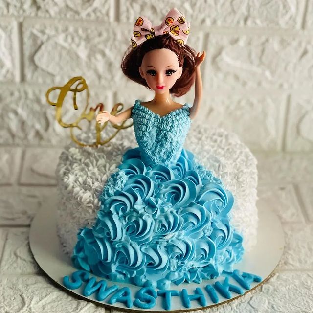 Cinderella Barbie Doll Cake  CakeCentralcom