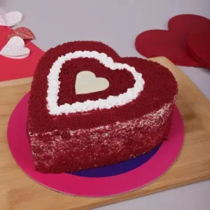 Heart Shape Red Velvet Cake