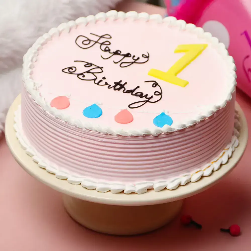 YUM YUM 1st Birthday Cake