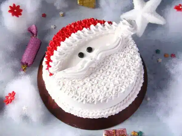 cute santa cake