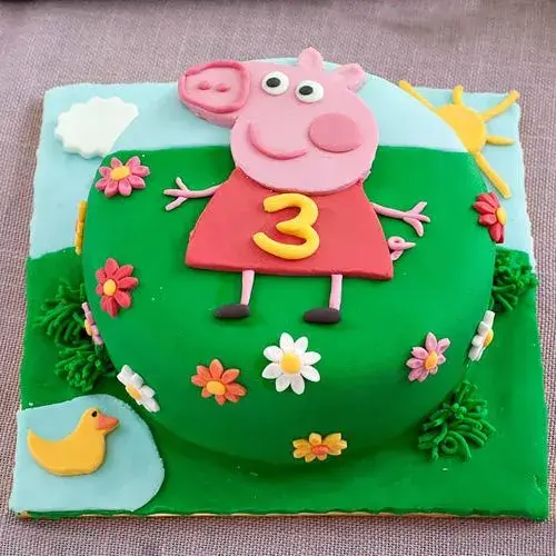 Peppa pig Theme Cake