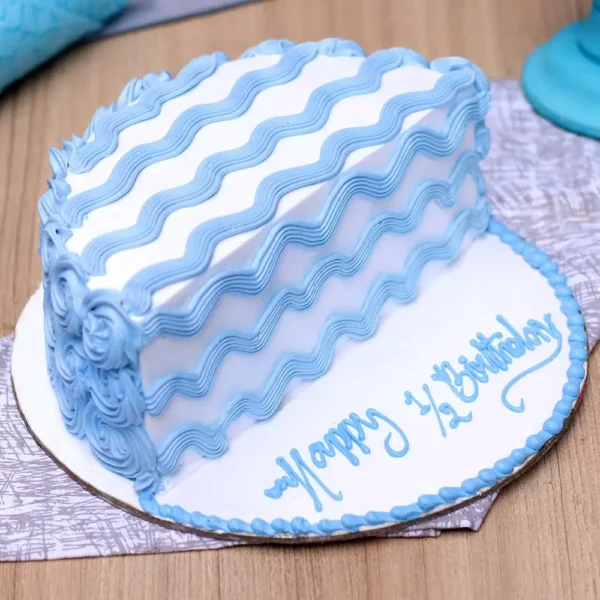 Half Year Birthday Celebration Cake