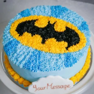 batman theme cake