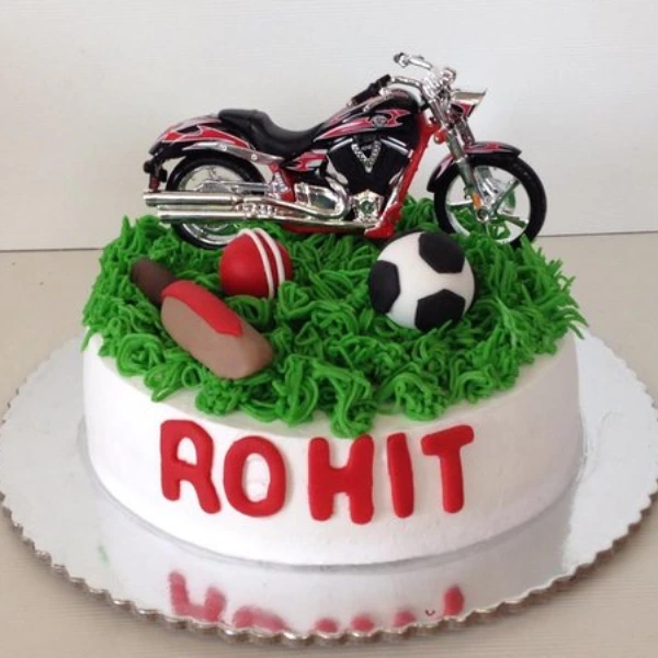 Crumblicious Cakes - This cake reminds me of Summer! I am so ready for  Summer to arrive! Are you too? Fun bicycle theme cake for someone who loves  to go bike riding.