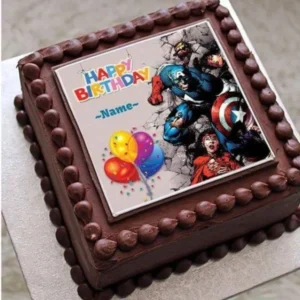 customized avenger cake