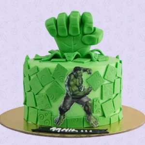 hulk rage cake