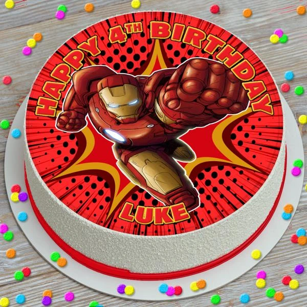 Iron Man Cake - Superhero Birthday cakes