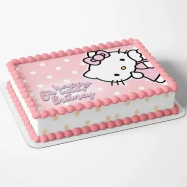 Hello Kitty Cake Decorating Instructions