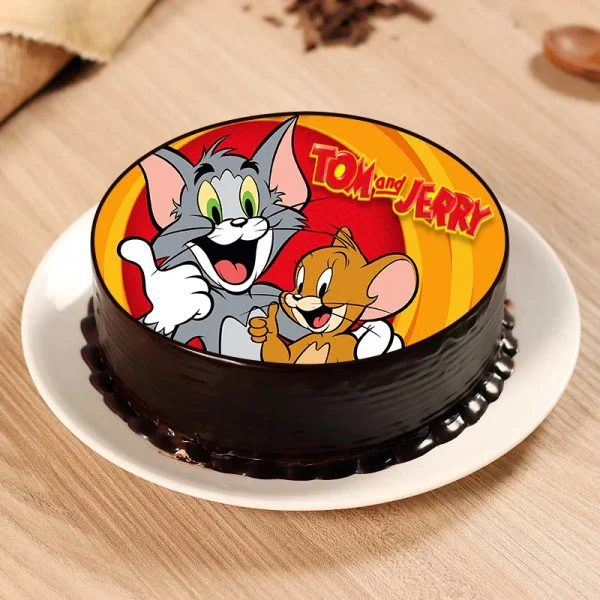 Customized Tom And Jerry Theme Cake
