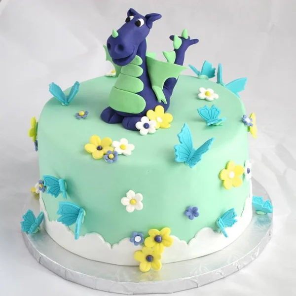 Cute Dragon Theme Cake
