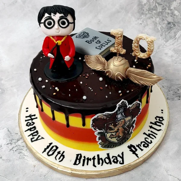 Cute Harry Potter Theme Cake