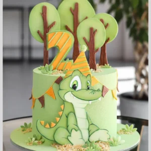 Dinosaur Themed Celbration Cake