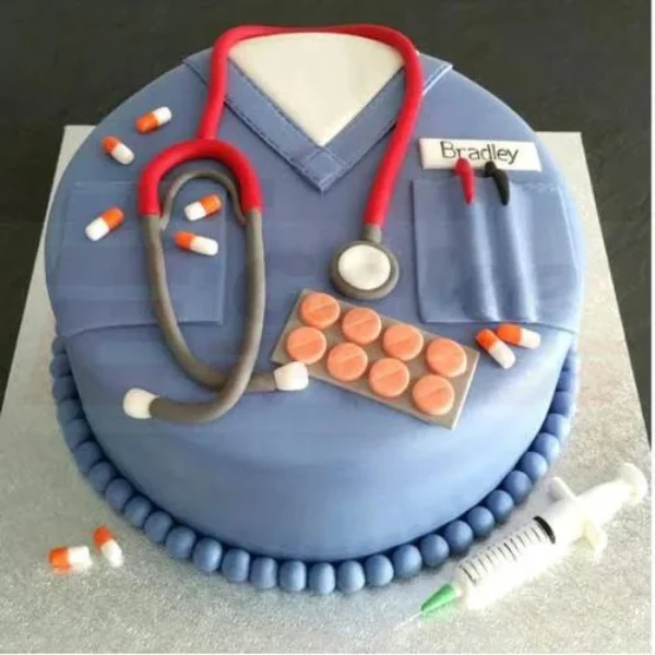 Doctor Dress Theme Cake