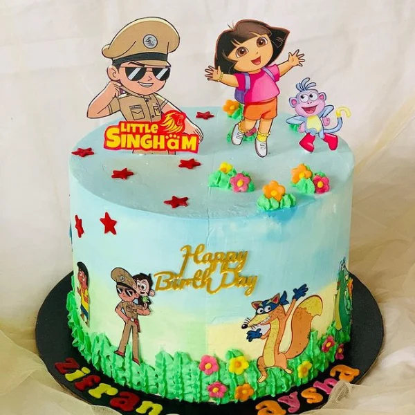 Little Singham cake, | Instagram-sonthuy.vn