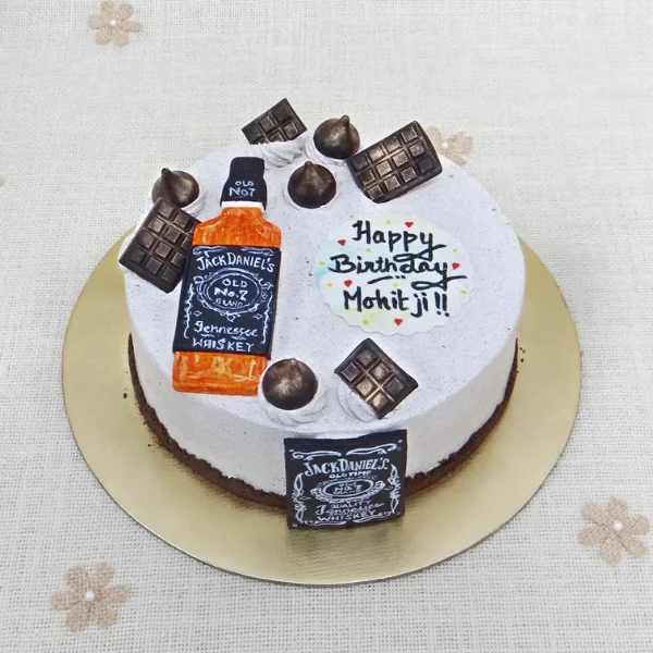 Jack Daniel Theme Cake