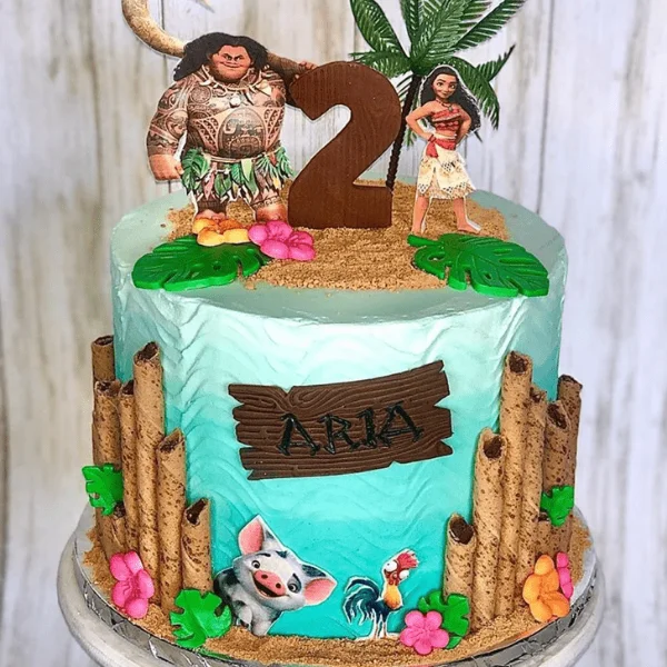 Moana Maui Adventure Cake