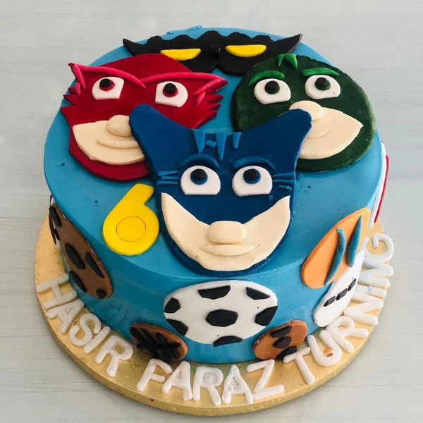 PJ MASK Theme Cake
