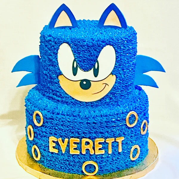 Sonic Designer Cake
