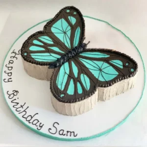 beautyful butterfly theme cake